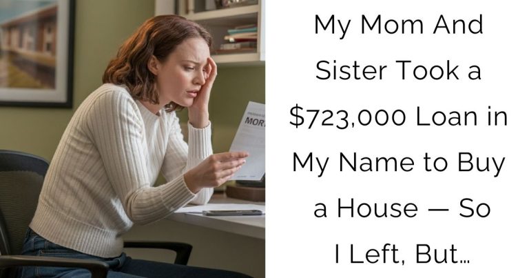 My Mom And Sister Took a $723,000 Loan in My Name to Buy a House — So I Left, But…