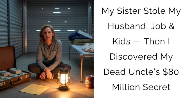 My Sister Stole My Husband, Job & Kids — Then I Discovered My Dead Uncle’s $80 Million Secret