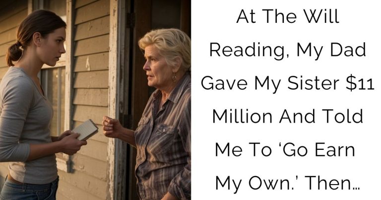 At The Will Reading, My Dad Gave My Sister $11 Million And Told Me To ‘Go Earn My Own.’ Then…