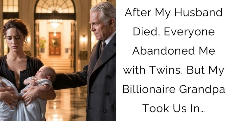 After My Husband Died, Everyone Abandoned Me with Twins. But My Billionaire Grandpa Took Us In…