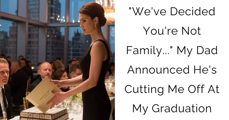 “We’ve Decided You’re Not Family…” My Dad Announced He’s Cutting Me Off At My Graduation