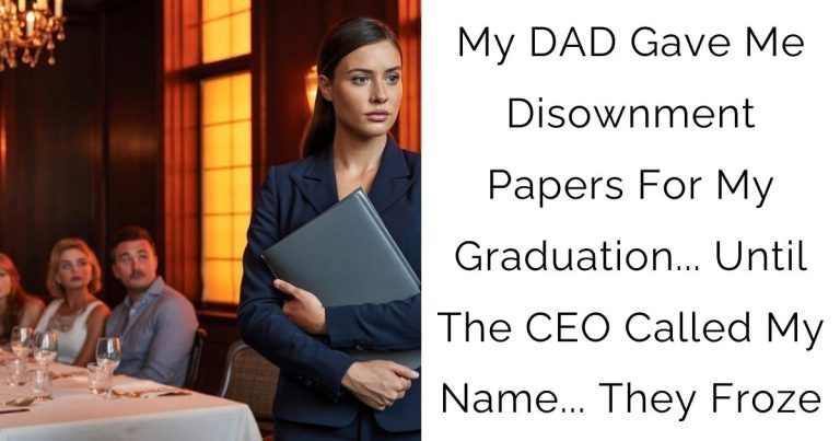 My DAD Gave Me Disownment Papers For My Graduation… Until The CEO Called My Name… They Froze