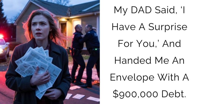My DAD Said, ‘I Have A Surprise For You,’ And Handed Me An Envelope With A $900,000 Debt.