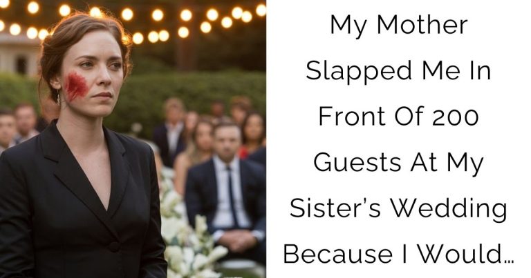 My Mother Slapped Me In Front Of 200 Guests At My Sister’s Wedding Because I Would…