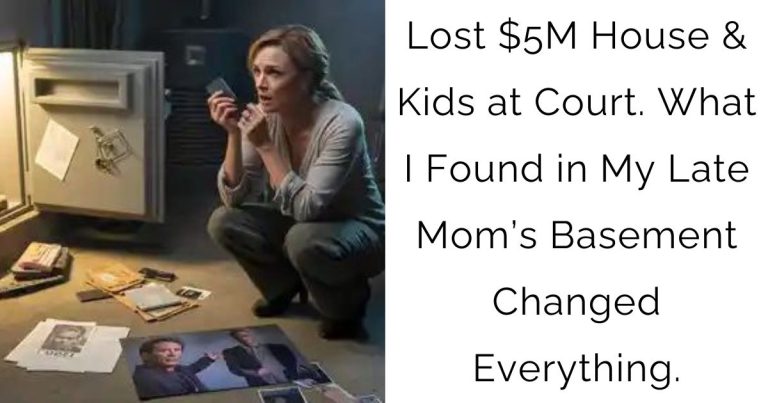 Lost $5M House & Kids at Court. What I Found in My Late Mom’s Basement Changed Everything.