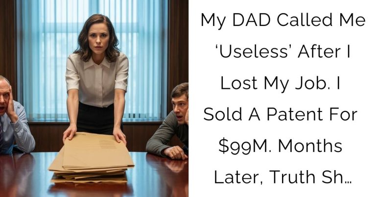 My DAD Called Me ‘Useless’ After I Lost My Job. I Sold A Patent For $99M. Months Later, Truth Sh…