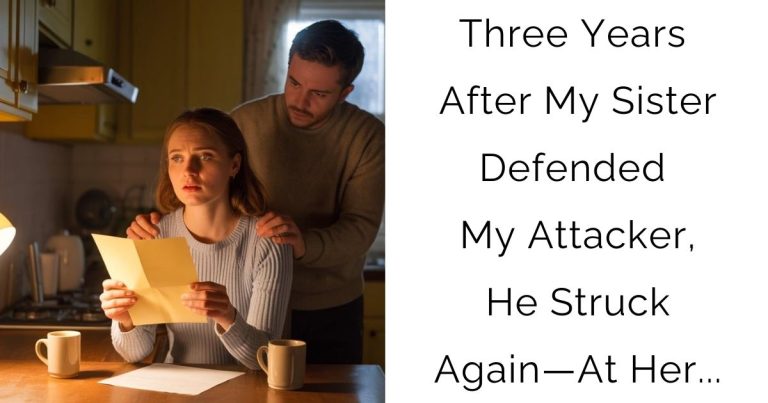 Three Years After My Sister Defended My Attacker, He Struck Again—At Her…