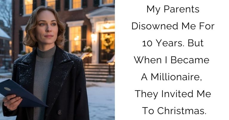 My Parents Disowned Me For 10 Years. But When I Became A Millionaire, They Invited Me To Christmas.