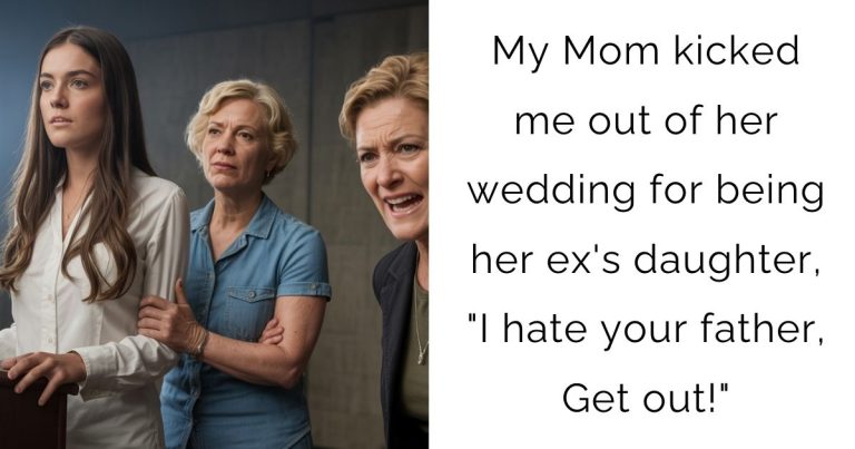 My Mom kicked me out of her wedding for being her ex’s daughter, “I hate your father, Get out!”