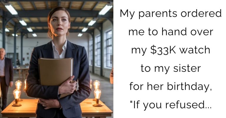 My parents ordered me to hand over my $33K watch to my sister for her birthday, “If you refused…