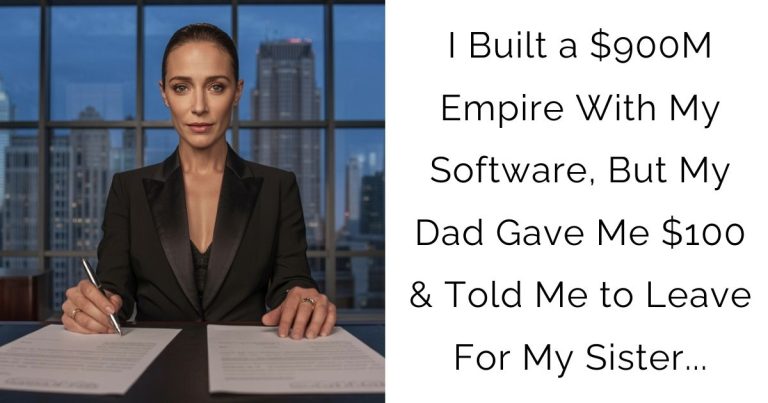 I Built a $900M Empire With My Software, But My Dad Gave Me $100 & Told Me to Leave For My Sister…
