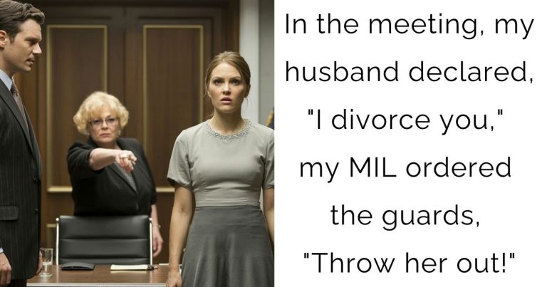 In the meeting, my husband declared, “I divorce you,” my MIL ordered the guards, “Throw her out!”