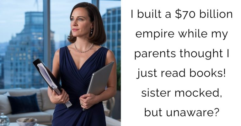 I built a $70 billion empire while my parents thought I just read books! sister mocked, but unaware?