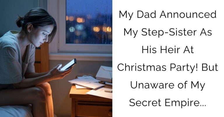 My Dad Announced My Step-Sister As His Heir At Christmas Party! But Unaware of My Secret Empire…