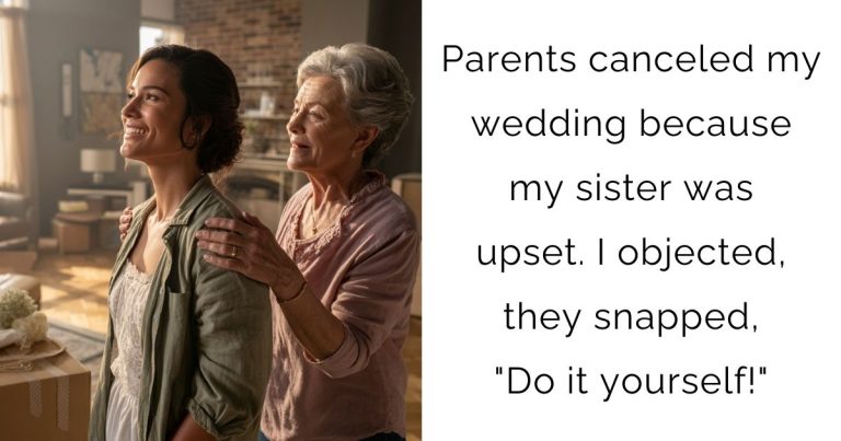 Parents canceled my wedding because my sister was upset. I objected, they snapped, “Do it yourself!”