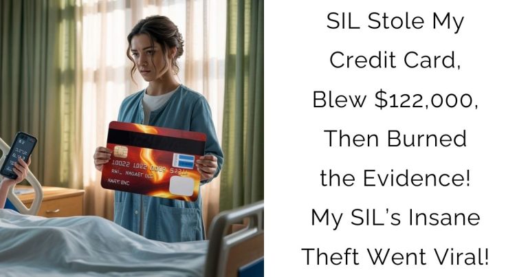 SIL Stole My Credit Card, Blew $122,000, Then Burned the Evidence! My SIL’s Insane Theft Went Viral!