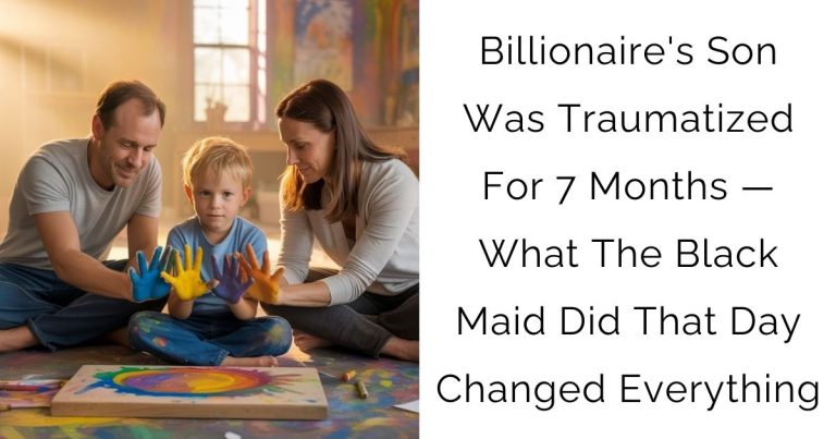 Billionaire’s Son Was Traumatized For 7 Months — What The Black Maid Did That Day Changed Everything