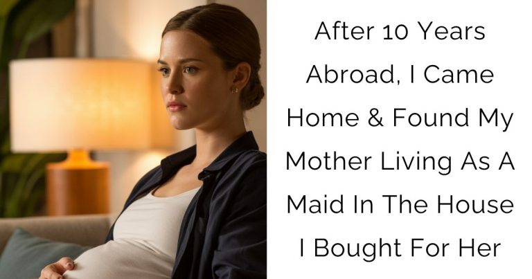 After 10 Years Abroad, I Came Home & Found My Mother Living As A Maid In The House I Bought For Her