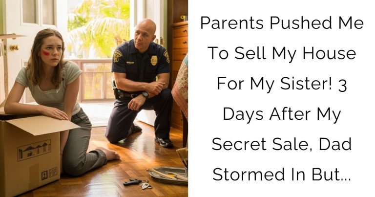 Parents Pushed Me To Sell My House For My Sister! 3 Days After My Secret Sale, Dad Stormed In But…