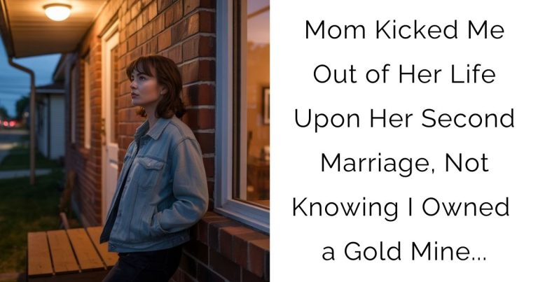 Mom Kicked Me Out of Her Life Upon Her Second Marriage, Not Knowing I Owned a Gold Mine…