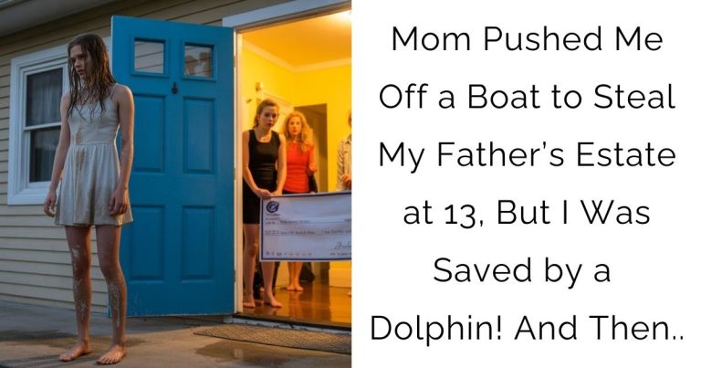 Mom Pushed Me Off a Boat to Steal My Father’s Estate at 13, But I Was Saved by a Dolphin! And Then..