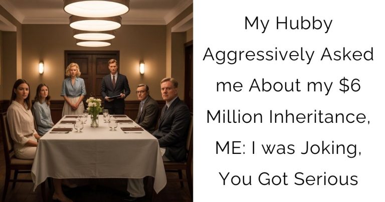 My Hubby Aggressively Asked me About my $6 Million Inheritance, ME: I was Joking, You Got Serious