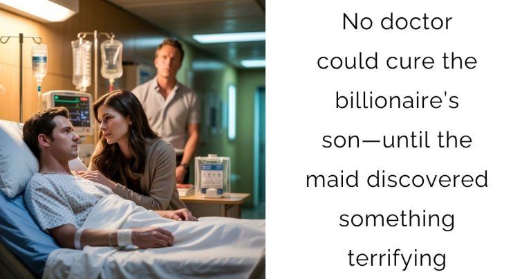 No doctor could cure the billionaire’s son — until the maid discovered something terrifying