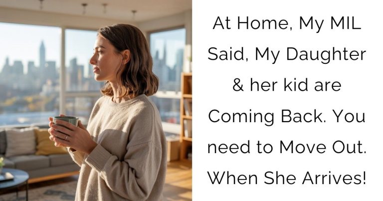 At Home, My MIL Said, My Daughter & her kid are Coming Back. You need to Move Out. When She Arrives!