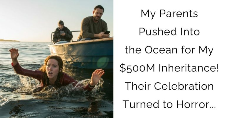 My Parents Pushed Into the Ocean for My $500M Inheritance! Their Celebration Turned to Horror…
