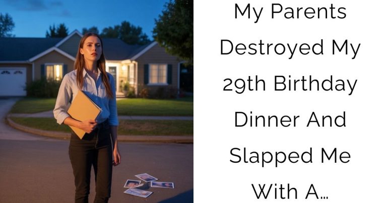 My Parents Destroyed My 29th Birthday Dinner And Slapped Me With A…