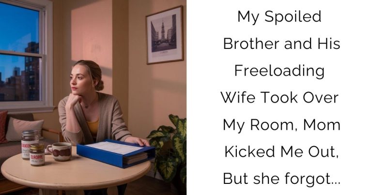 My Spoiled Brother and His Freeloading Wife Took Over My Room, Mom Kicked Me Out, But she forgot…