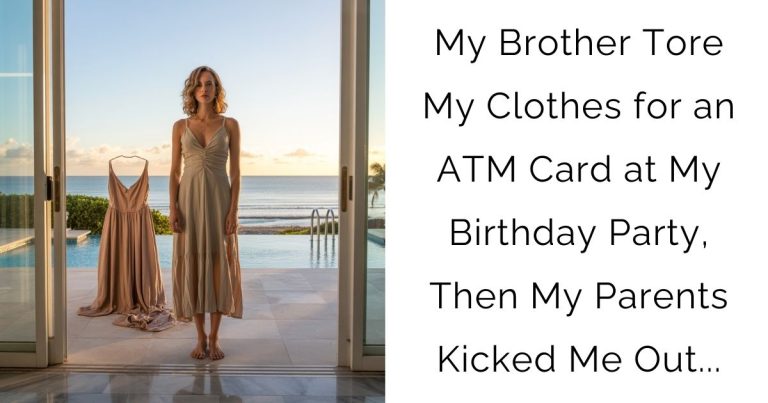 My Brother Tore My Clothes for an ATM Card at My Birthday Party, Then My Parents Kicked Me Out…