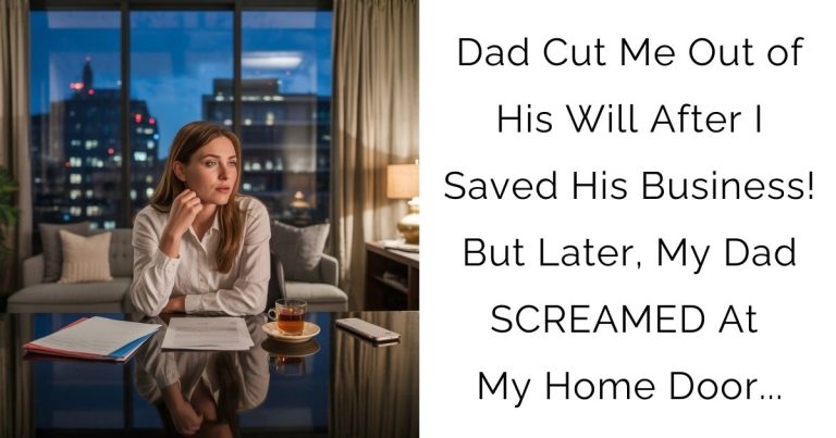 Dad Cut Me Out of His Will After I Saved His Business! But Later, My Dad SCREAMED At My Home Door…