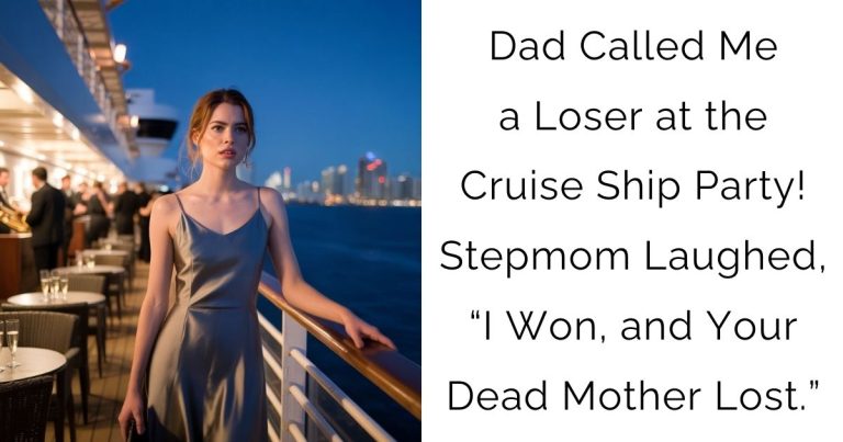 Dad Called Me a Loser at the Cruise Ship Party! Stepmom Laughed, “I Won, and Your Dead Mother Lost.”