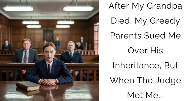 After My Grandpa Died, My Greedy Parents Sued Me Over His Inheritance, But When The Judge Met Me…