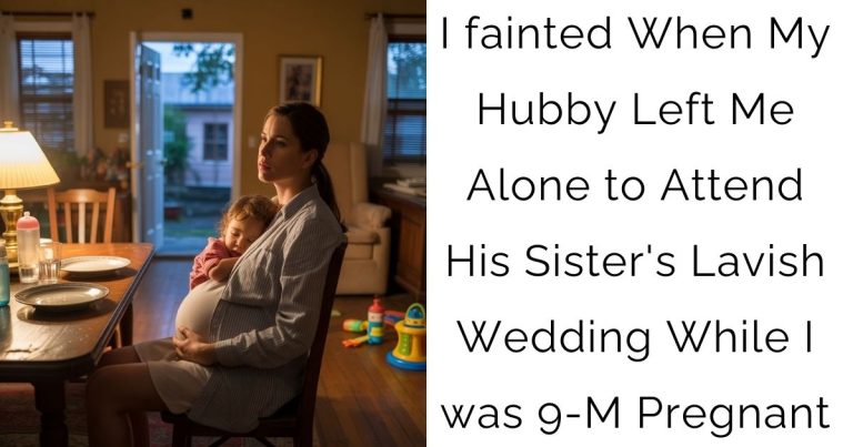 I fainted When My Hubby Left Me Alone to Attend His Sister’s Lavish Wedding While I was 9-M Pregnant