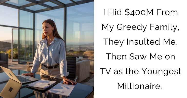 I Hid $400M From My Greedy Family, They Insulted Me, Then Saw Me on TV as the Youngest Millionaire..