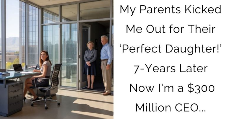 My Parents Kicked Me Out for Their ‘Perfect Daughter!’ 7-Years Later, Now I’m a $300 Million CEO…