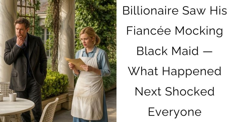 Billionaire Saw His Fiancée Mocking Black Maid — What Happened Next Shocked Everyone
