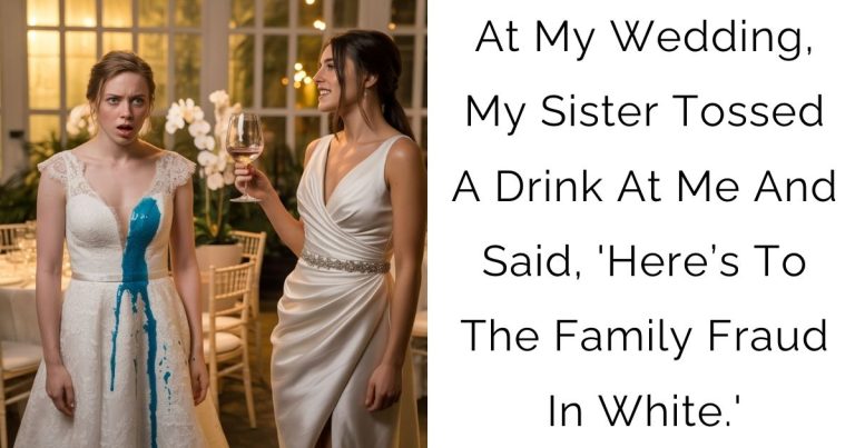 At My Wedding, My Sister Tossed A Drink At Me And Said, ‘Here’s To The Family Fraud In White.’