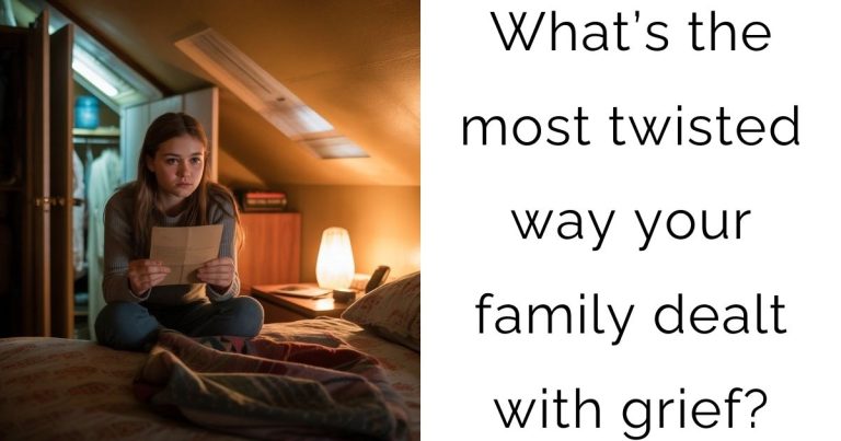 What’s the most twisted way your family dealt with grief?