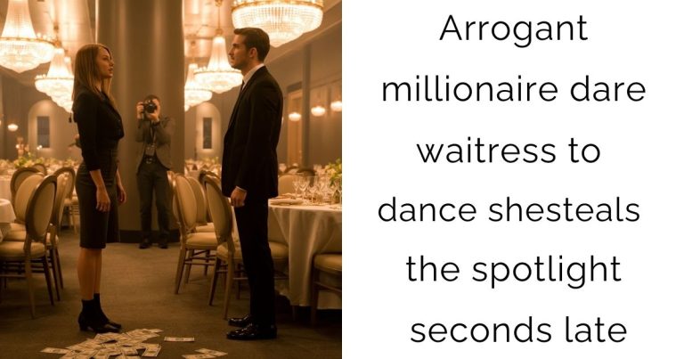 Arrogant millionaire dares waitress to dance — she steals the spotlight seconds late