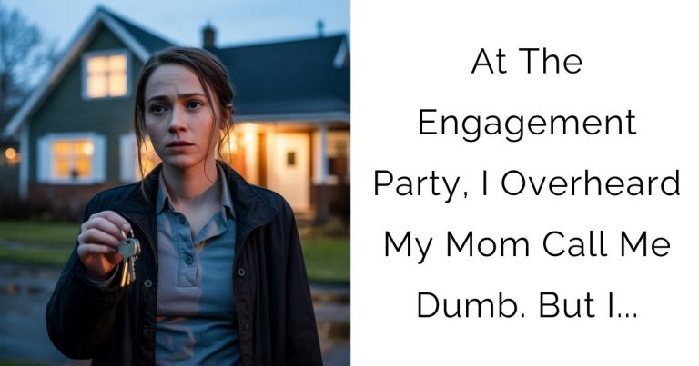At The Engagement Party, I Overheard My Mom Call Me Dumb. But I…