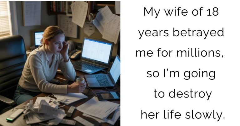 My wife of 18 years betrayed me for millions, so I’m going to destroy her life slowly.