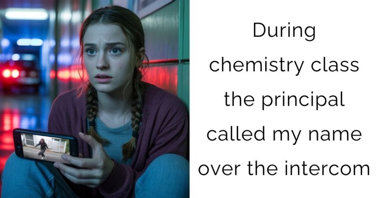 During chemistry class the principal called my name over the intercom