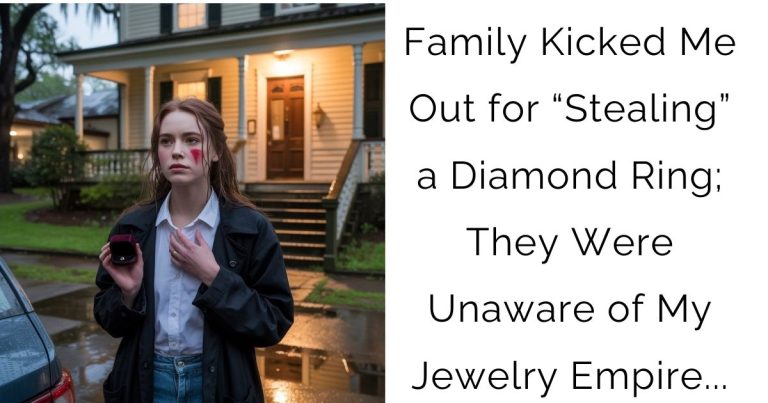 Family Kicked Me Out for “Stealing” a Diamond Ring; They Were Unaware of My Jewelry Empire…