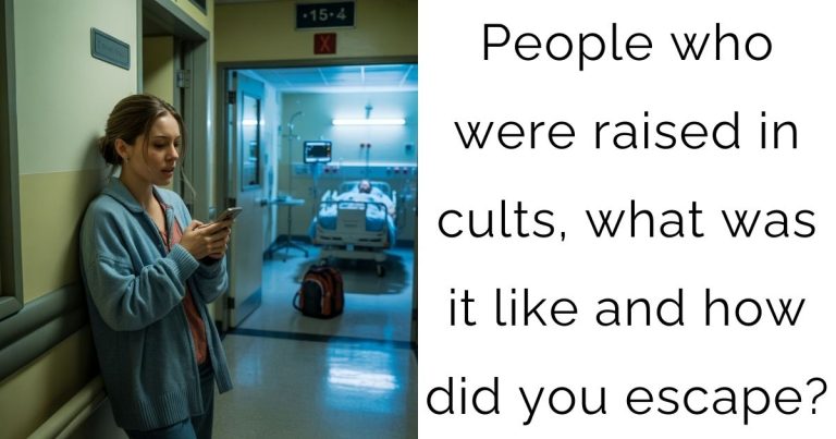 People who were raised in cults, what was it like and how did you escape?