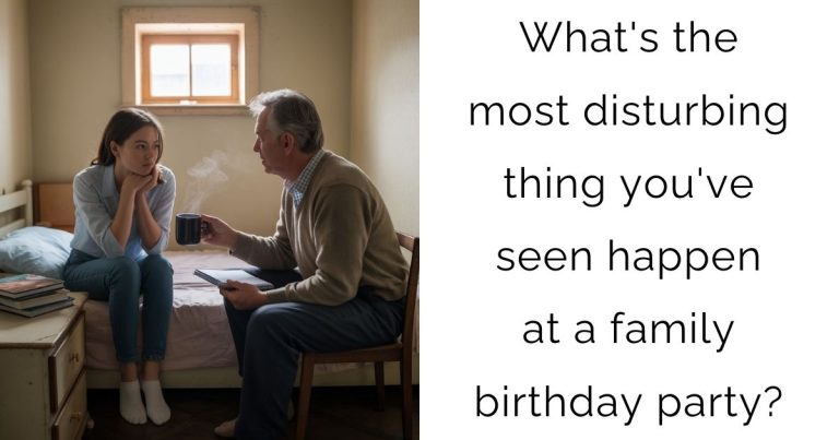 What’s the most disturbing thing you’ve seen happen at a family birthday party?
