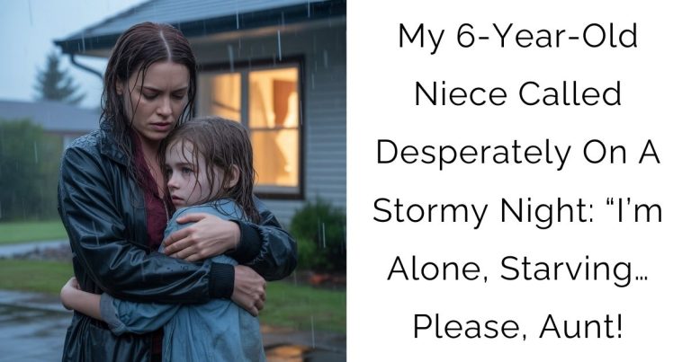 My 6-Year-Old Niece Called Desperately On A Stormy Night: “I’m Alone, Starving… Please, Aunt!