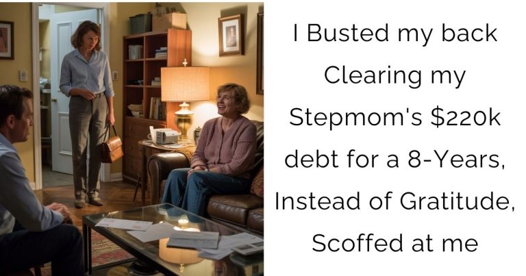 I Busted my back Clearing my Stepmom’s $220k debt for a 8-Years, Instead of Gratitude, Scoffed at me